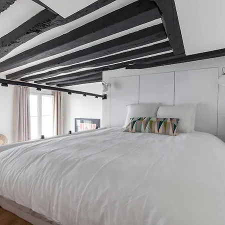 Quiet Stylish Nest In Le Marais Central Appartamento